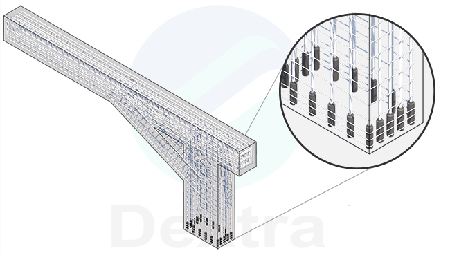 Precast connection with Groutec